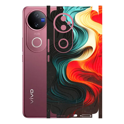 VIVO Z/V/X/T/U/S Series Phone Skins (All Models) - The Silky Swirl - 3D Embossed Finish (L-240) Vivo V50 5G