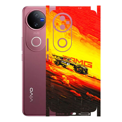 VIVO Z/V/X/T/U/S Series Phone Skins (All Models) - AMG Car Speed Cover - 3D Embossed Finish (L-256) Vivo V50 5G