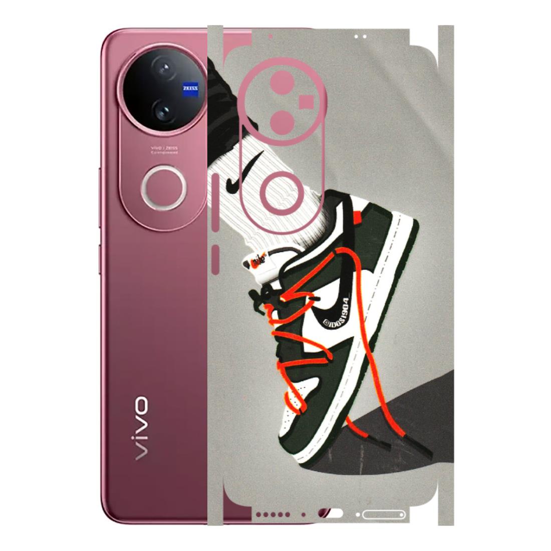 VIVO Z/V/X/T/U/S Series Phone Skins (All Models) - New Grey Sneaker - 3D Embossed Finish (L-261) Vivo V50 5G
