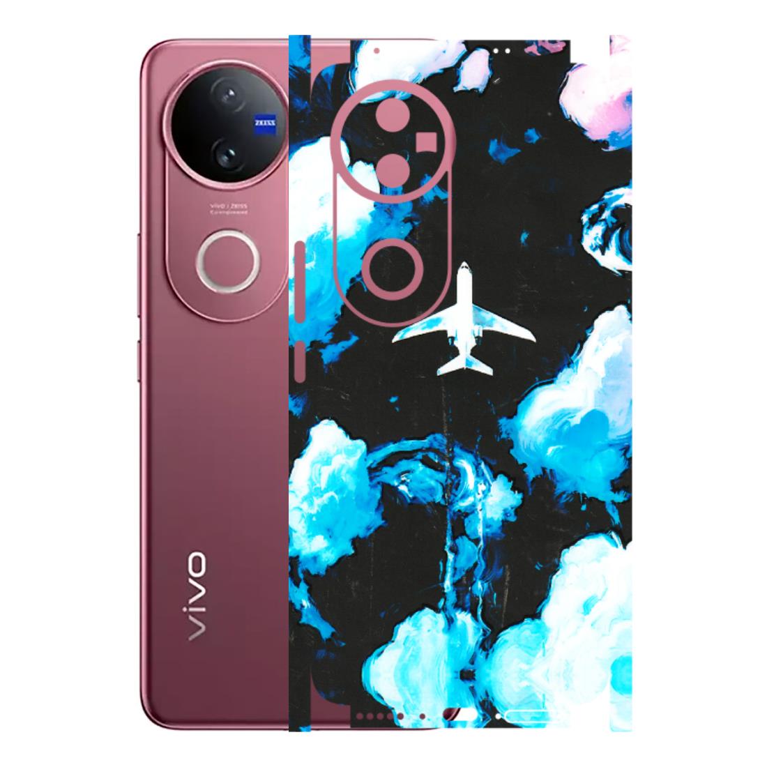 VIVO Z/V/X/T/U/S Series Phone Skins (All Models) - Travel In Airline - 3D Embossed Finish (L-264) Vivo V50 5G