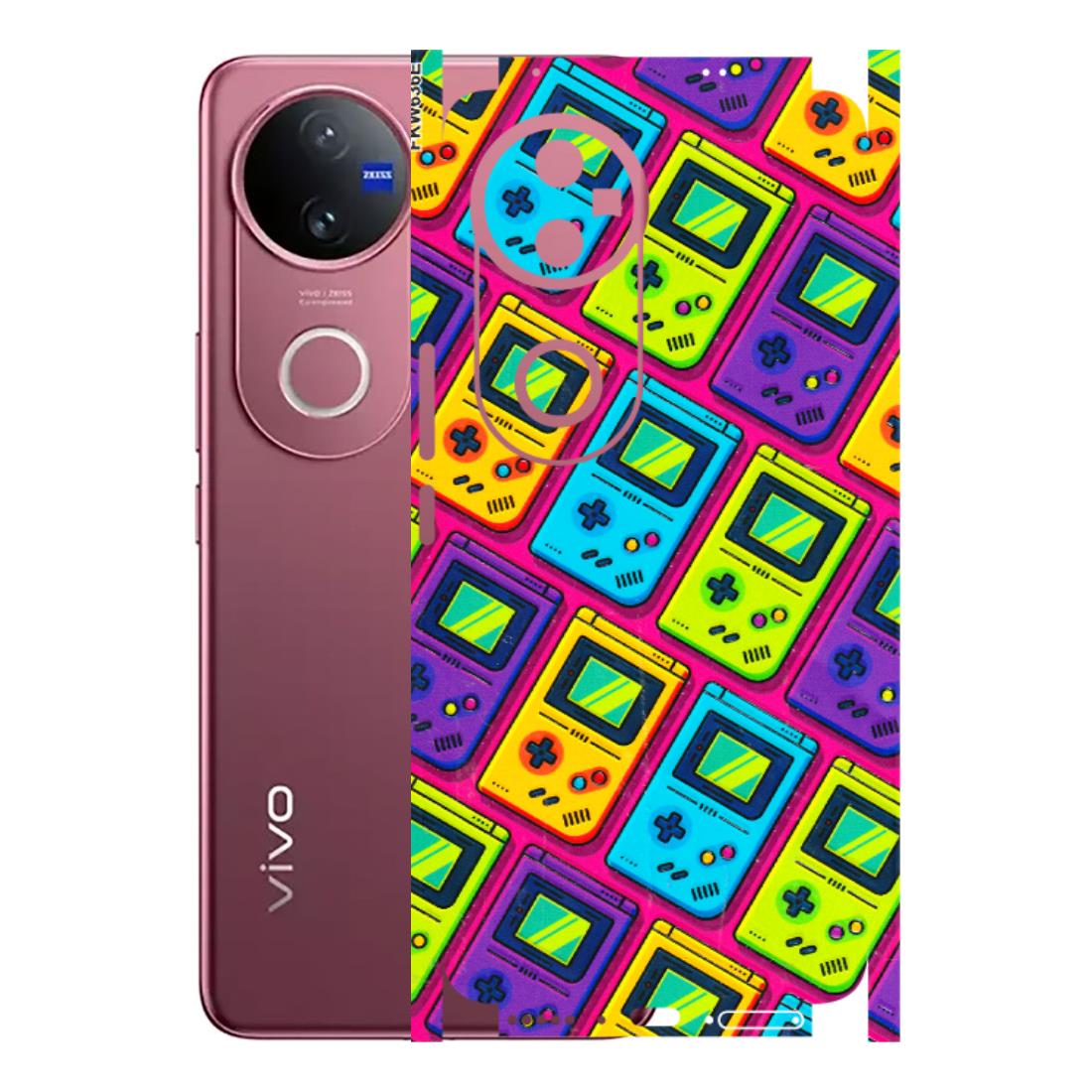 VIVO Z/V/X/T/U/S Series Phone Skins (All Models) - Gameboy Colourful - 3D Embossed Finish (L-266) Vivo V50 5G