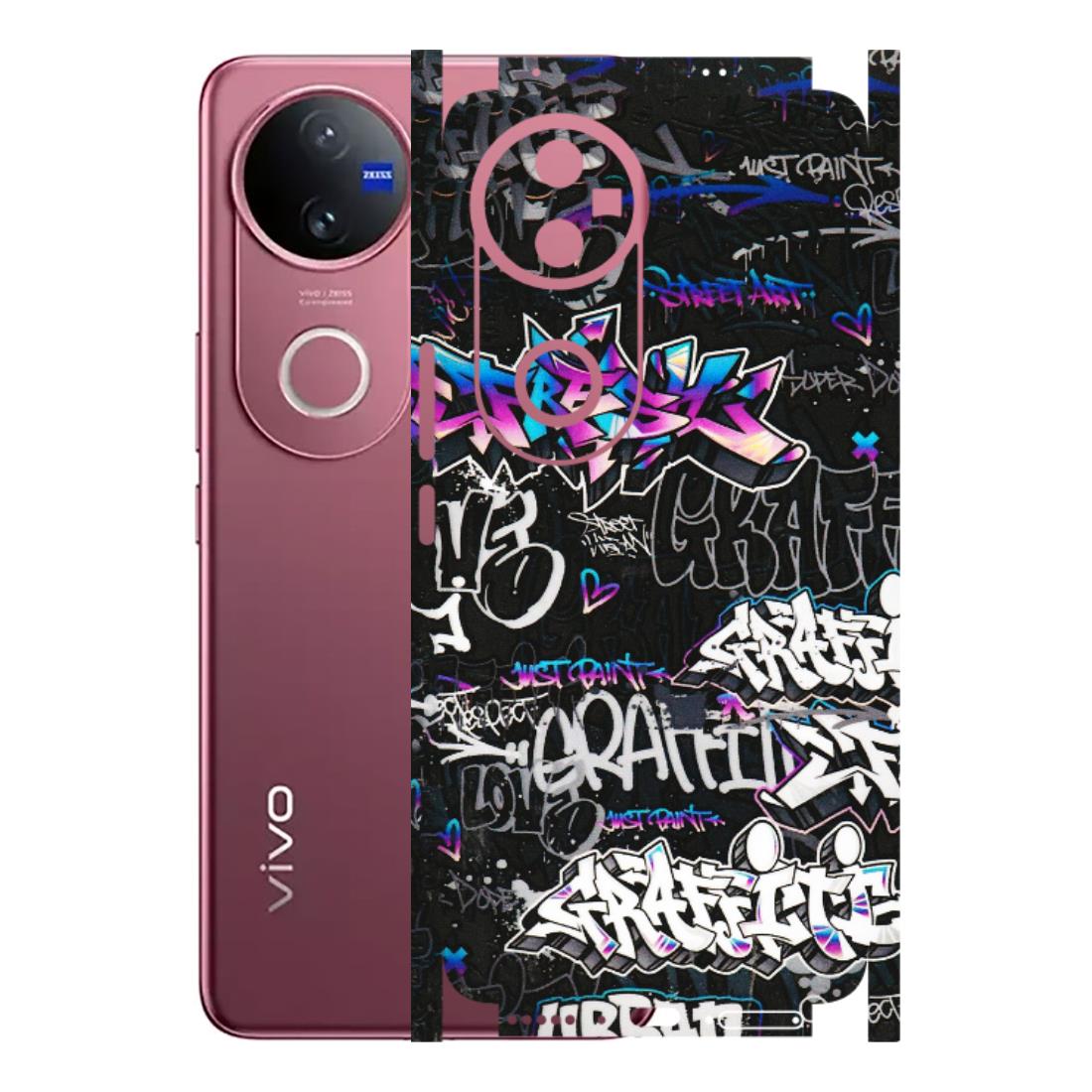 VIVO Z/V/X/T/U/S Series Phone Skins (All Models) - Graffiti Killer - 3D Embossed Finish (L-274) Vivo V50 5G