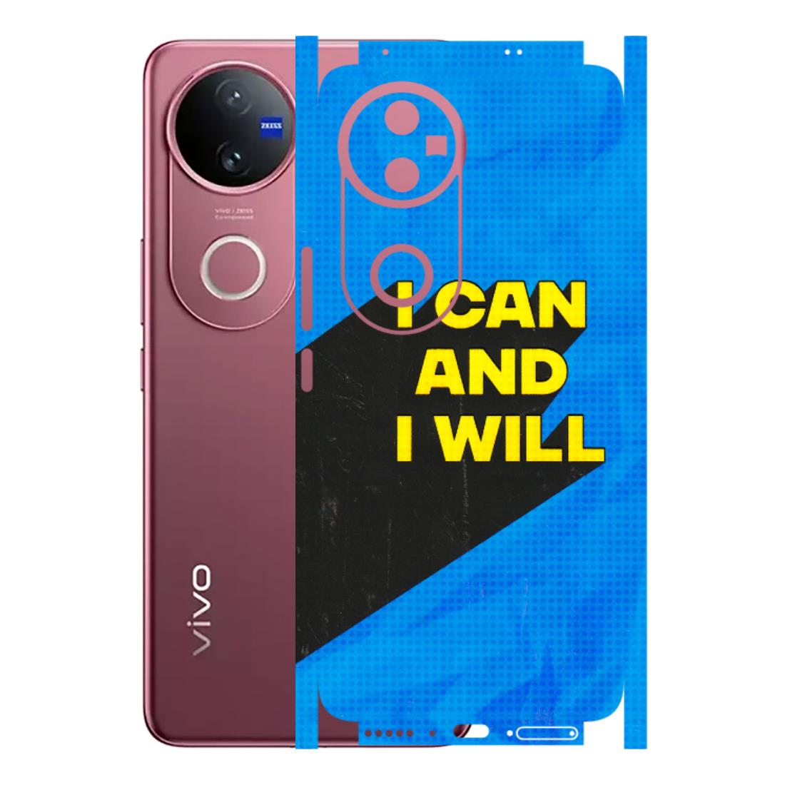 VIVO Z/V/X/T/U/S Series Phone Skins (All Models) - I Can And I Will - 3D Embossed Finish (L-281) Vivo V50 5G