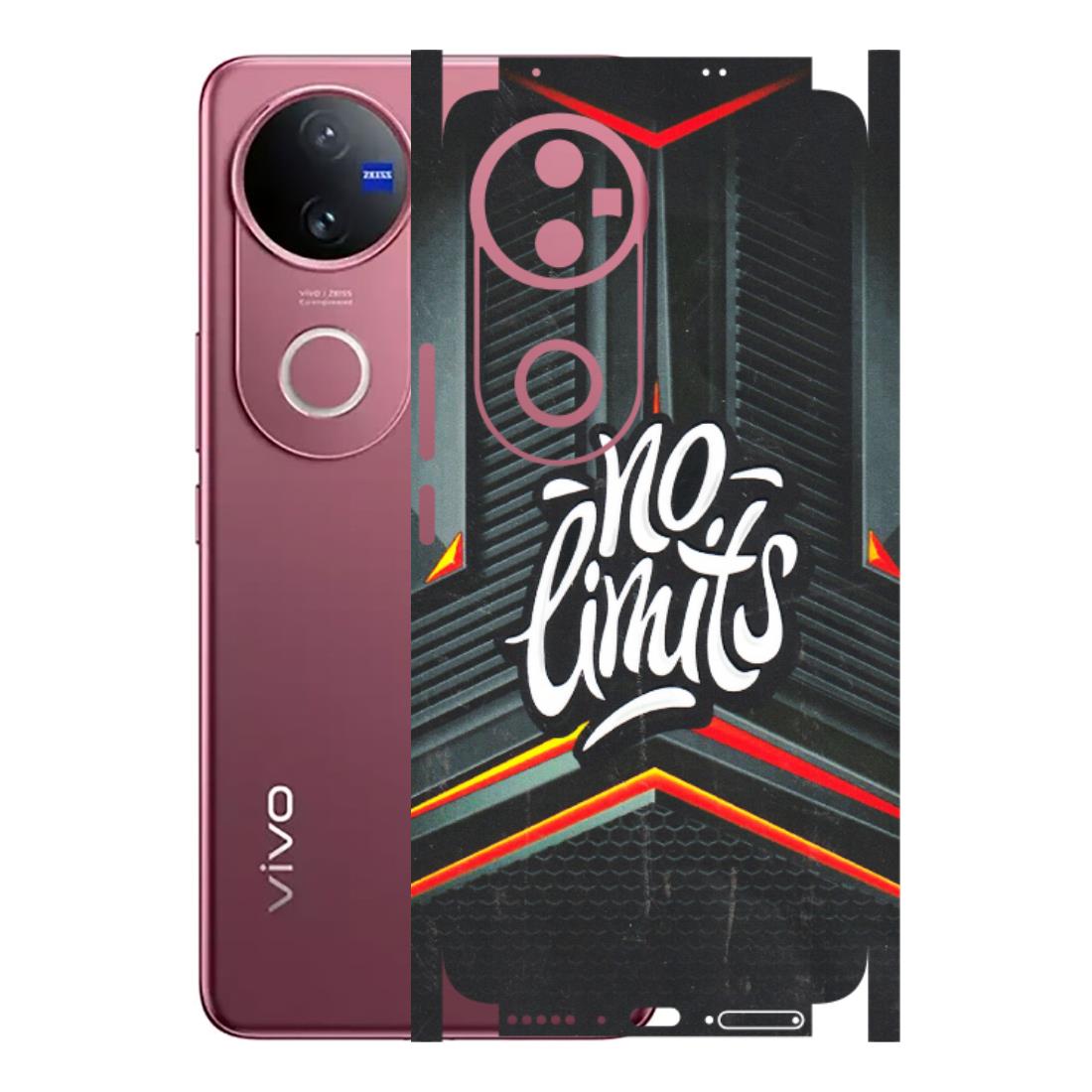 VIVO Z/V/X/T/U/S Series Phone Skins (All Models) - No Limits - 3D Embossed Finish (L-286) Vivo V50 5G