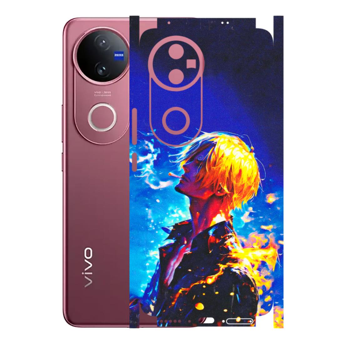 VIVO Z/V/X/T/U/S Series Phone Skins (All Models) - Sanji Vinsmoke One Piece - 3D Embossed Finish (L-319) Vivo V50 5G