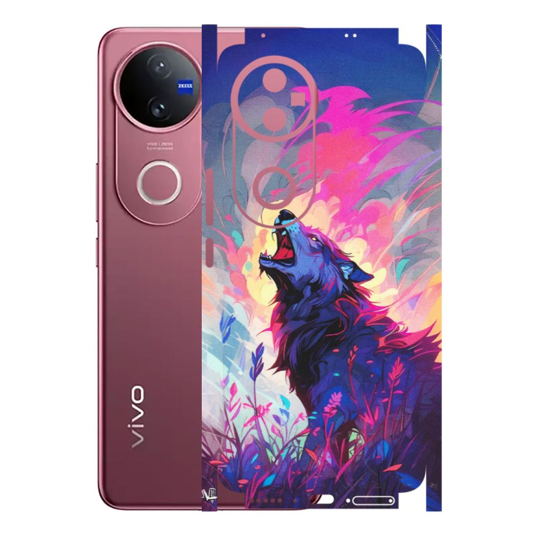 VIVO Z/V/X/T/U/S Series Phone Skins (All Models) - New Wild Wolf Abstract - Matte Finish (M-125) Vivo V50 5G
