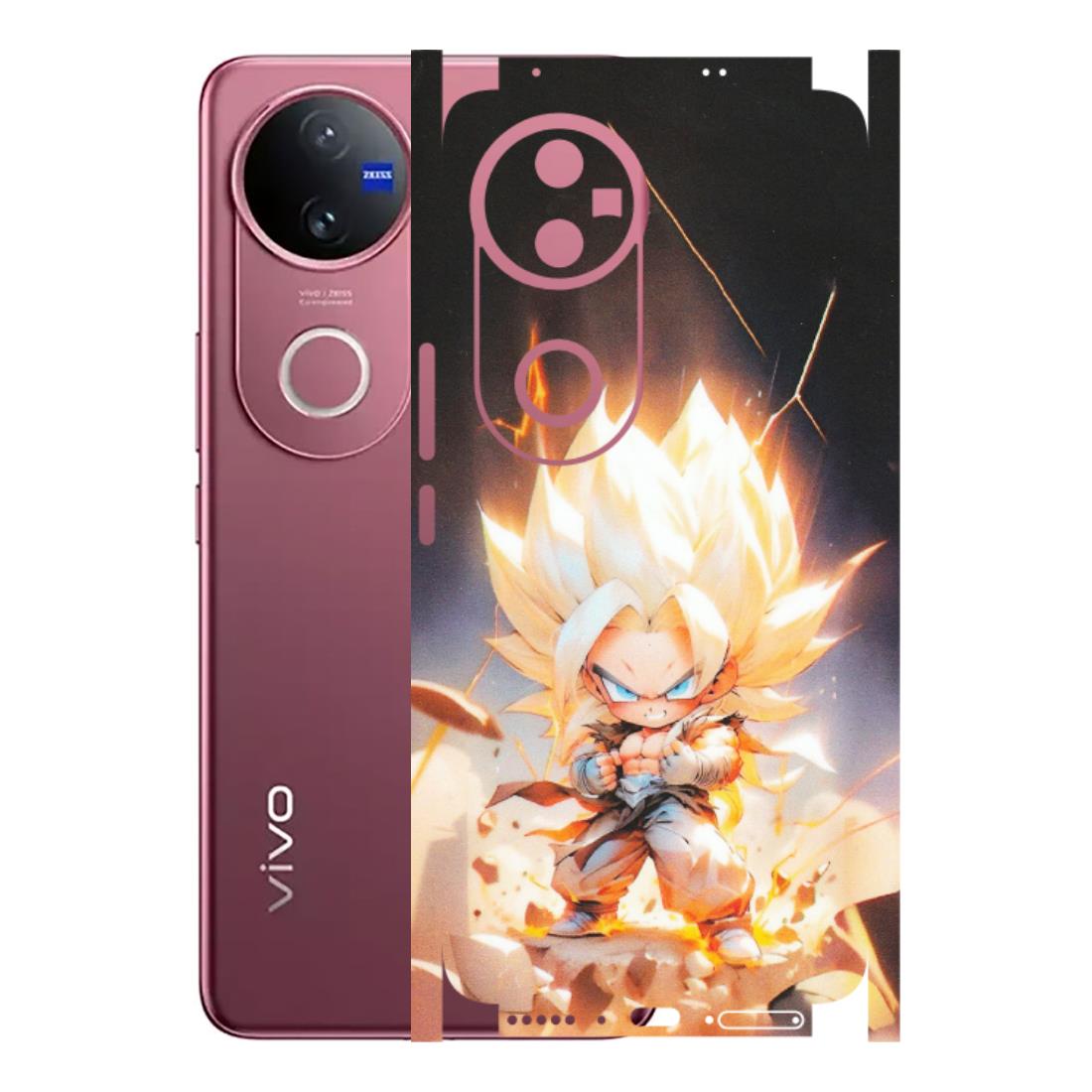 VIVO Z/V/X/T/U/S Series Phone Skins (All Models) - Goku Dragon Cute Anime - Matte Finish (M-131) Vivo V50 5G