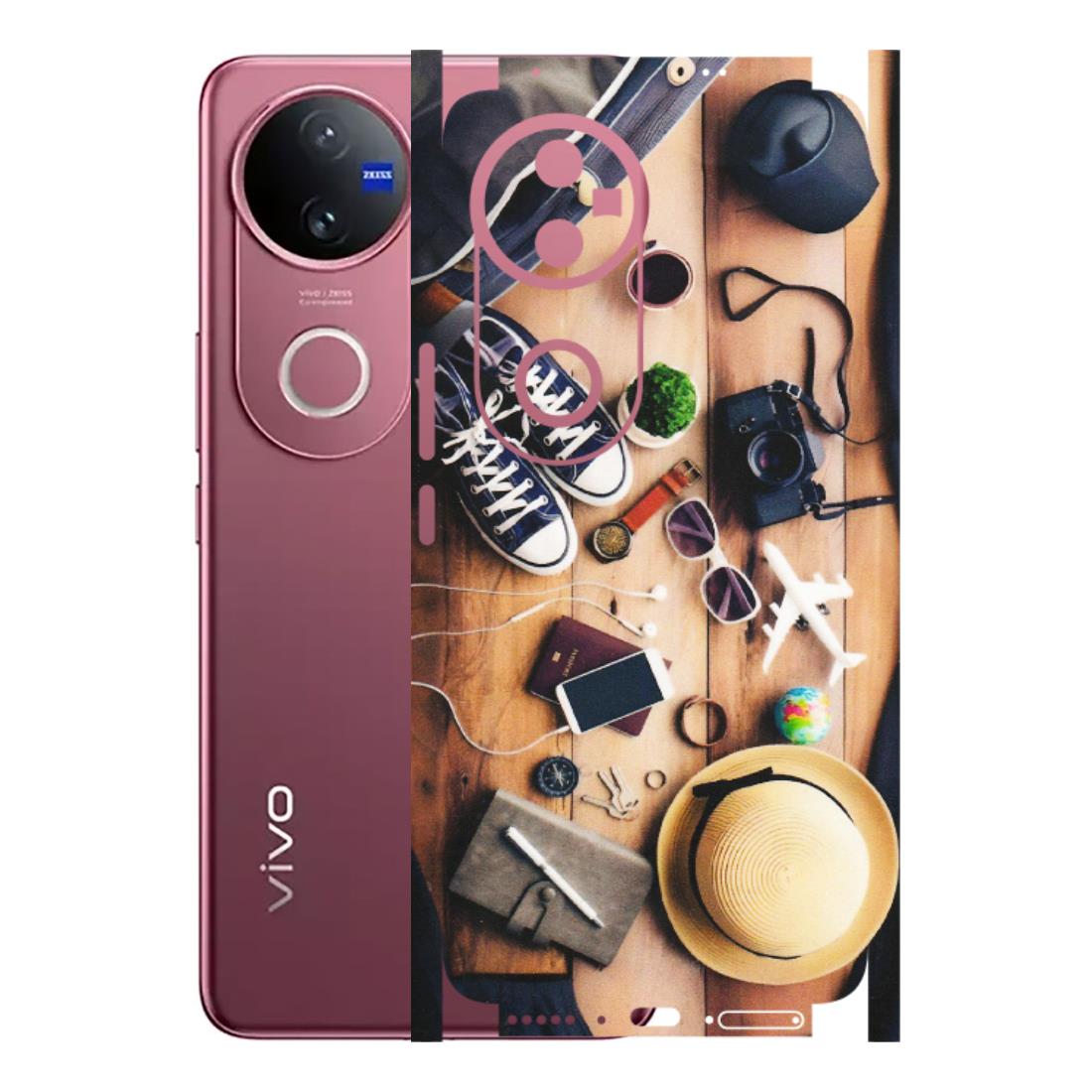 VIVO Z/V/X/T/U/S Series Phone Skins (All Models) - Travel Wanderlust - Matte Finish (M-133) Vivo V50 5G