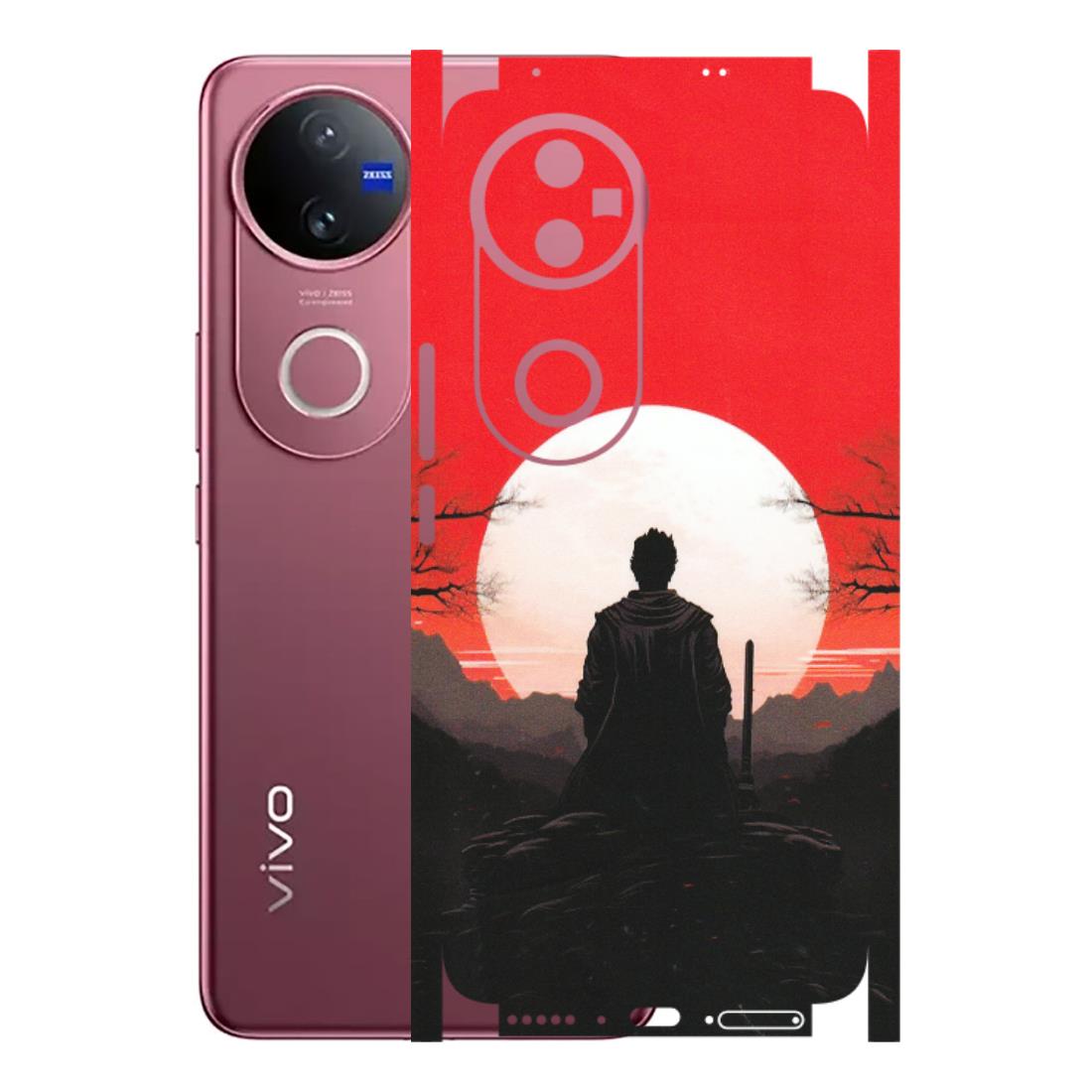 VIVO Z/V/X/T/U/S Series Phone Skins (All Models) - Samurai Anime - Matte Finish (M-141) Vivo V50 5G