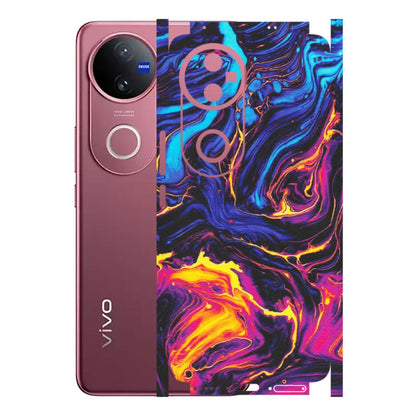 VIVO Z/V/X/T/U/S Series Phone Skins (All Models) - Abstract Paint Classy - Matte Finish (M-15) Vivo V50 5G