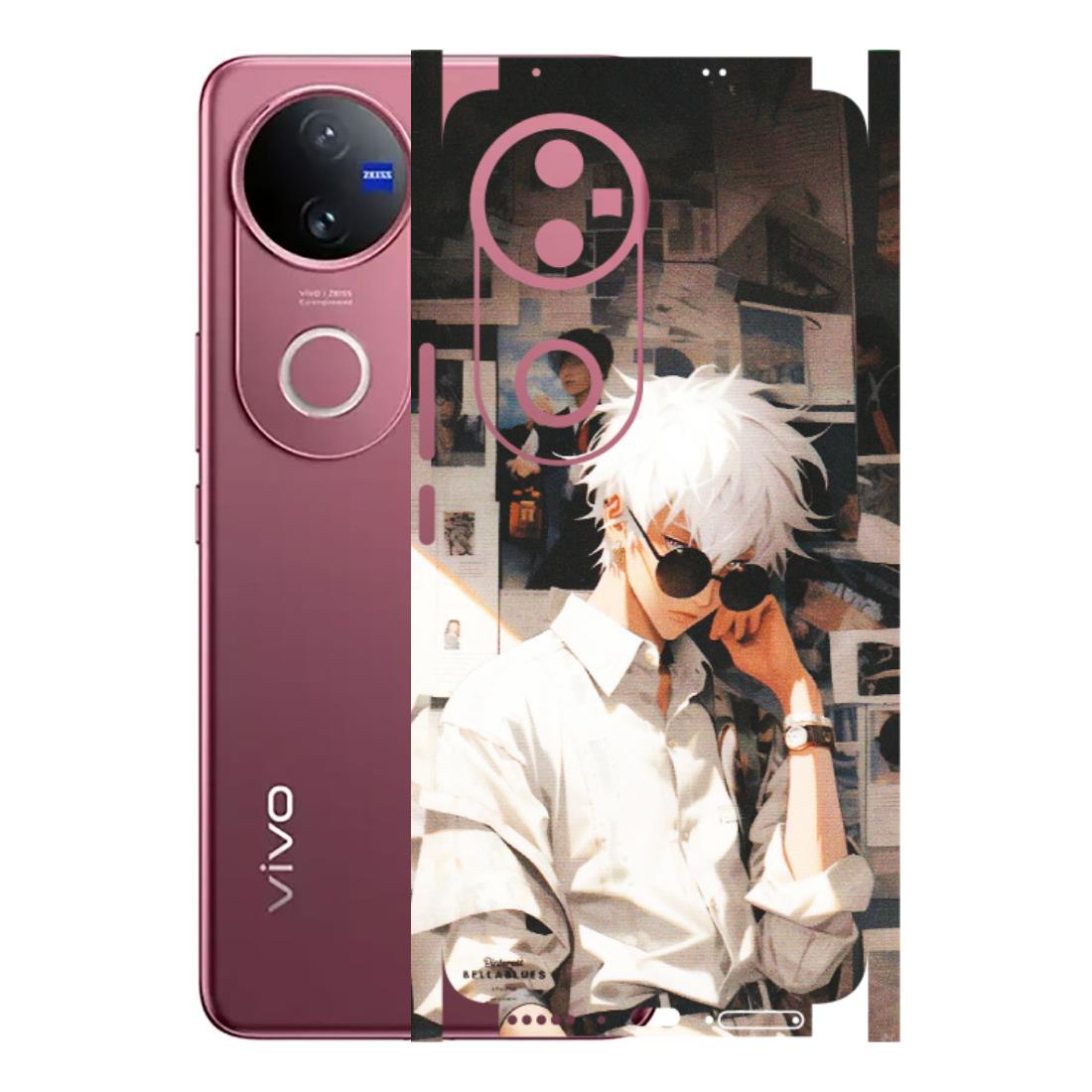 VIVO Z/V/X/T/U/S Series Phone Skins (All Models) - Gojo Satoru Jujustu Kaisen Anime - Matte Finish (M-156) Vivo V50 5G