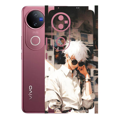 VIVO Z/V/X/T/U/S Series Phone Skins (All Models) - Gojo Satoru Jujustu Kaisen Anime - Matte Finish (M-156) Vivo V50 5G