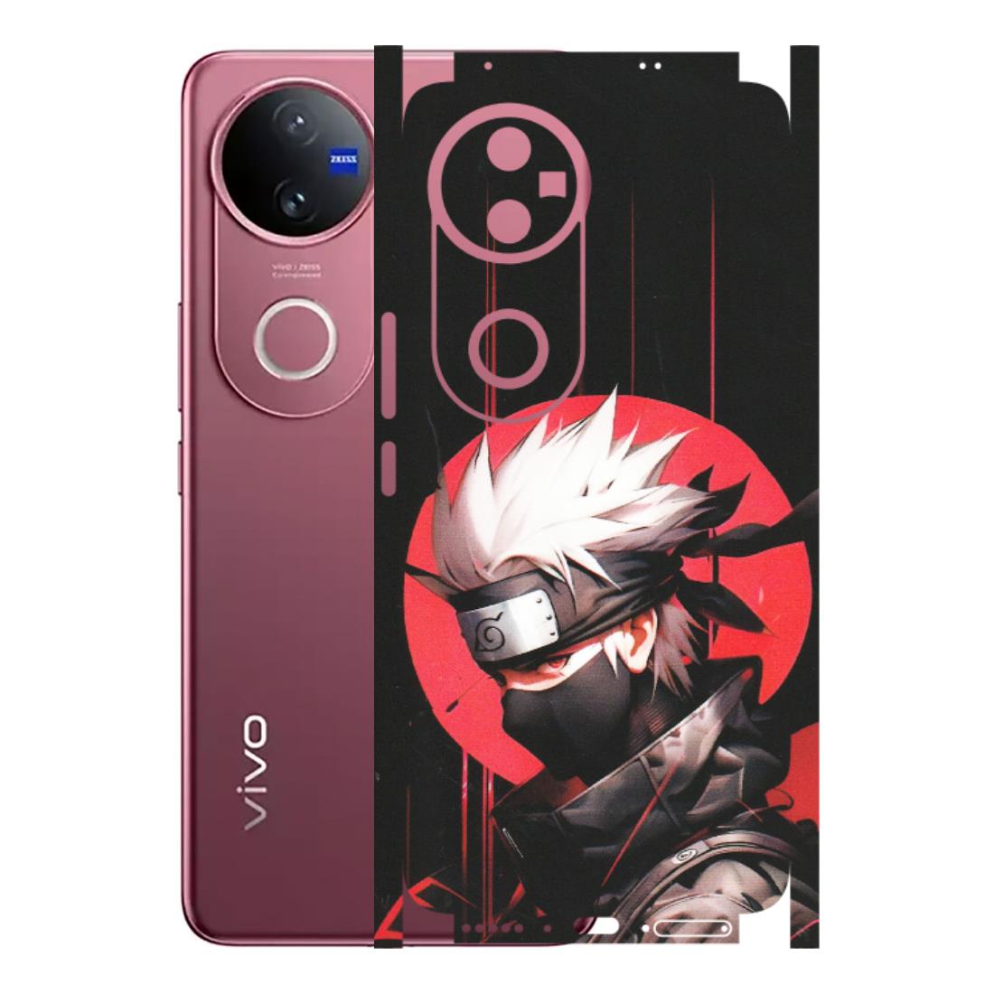 VIVO Z/V/X/T/U/S Series Phone Skins (All Models) - Naruto Anime Blood - Matte Finish (M-170) Vivo V50 5G
