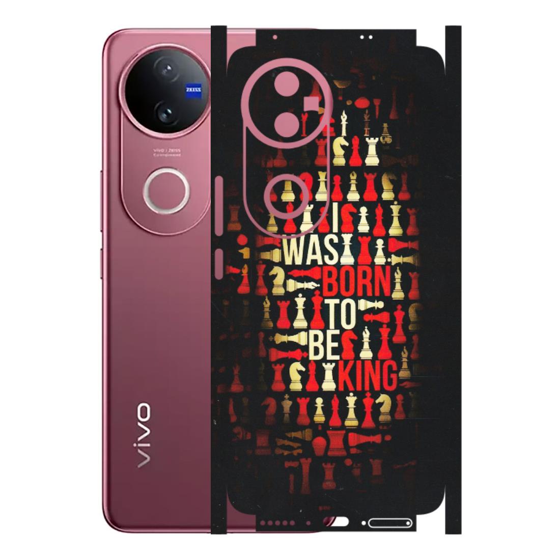 VIVO Z/V/X/T/U/S Series Phone Skins (All Models) - Born To Be King - Matte Finish (M-73) Vivo V50 5G