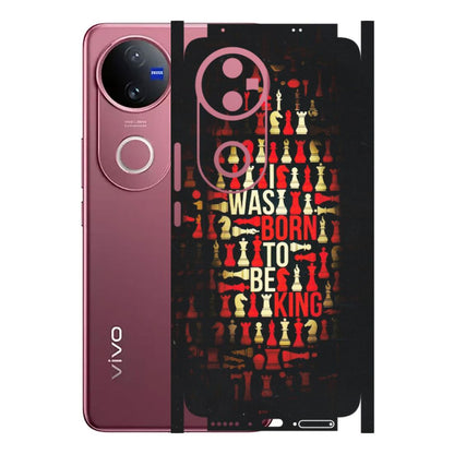 VIVO Z/V/X/T/U/S Series Phone Skins (All Models) - Born To Be King - Matte Finish (M-73) Vivo V50 5G