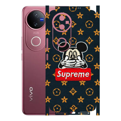 VIVO Z/V/X/T/U/S Series Phone Skins (All Models) - Mickey Supreme - Matte Finish (M-83) Vivo V50 5G