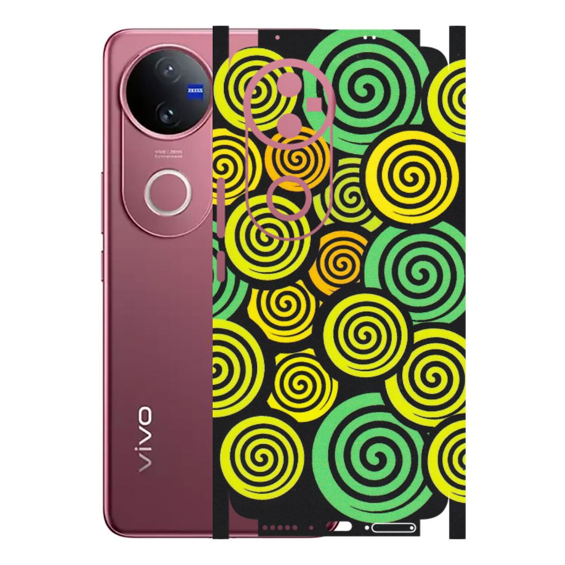 VIVO Z/V/X/T/U/S Series Phone Skins (All Models) - Crazy Spiral - Matte Finish (M-91) Vivo V50 5G