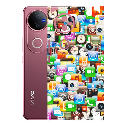 VIVO Z/V/X/T/U/S Series Phone Skins (All Models) - All Apple Icons - Matte Finish (M-93) Vivo V50 5G
