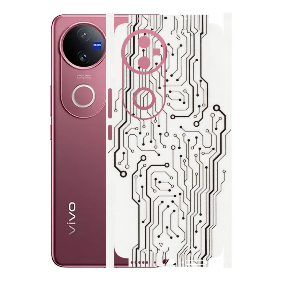 VIVO Z/V/X/T/U/S Series Phone Skins (All Models) - Tech Circuits - Transparent Finish (T-03) Vivo V50 5G