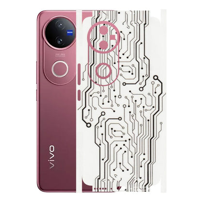 VIVO Z/V/X/T/U/S Series Phone Skins (All Models) - Tech Circuits - Transparent Finish (T-03) Vivo V50 5G