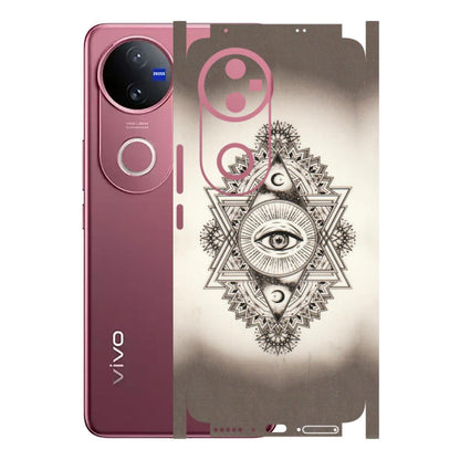 VIVO Z/V/X/T/U/S Series Phone Skins (All Models) - Illuminati Great Eye - Transparent Finish (T-14) Vivo V50 5G