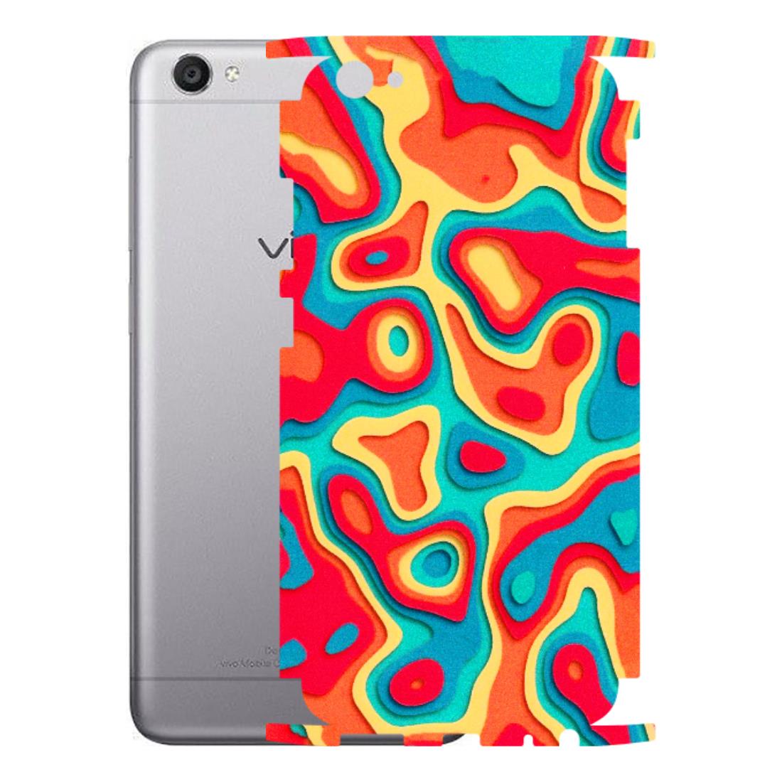 VIVO Z/V/X/T/U/S Series Phone Skins (All Models) - Abstract Swirl - 3D Embossed Finish (L-150) Vivo V5