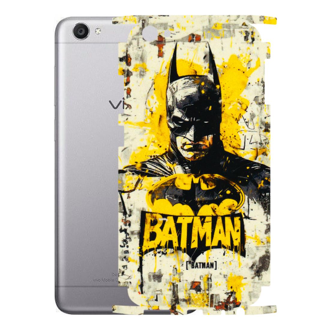 VIVO Z/V/X/T/U/S Series Phone Skins (All Models) - Batman Yellow BT - 3D Embossed Finish (L-304) Vivo V5