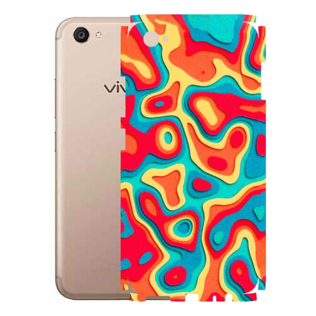 VIVO Z/V/X/T/U/S Series Phone Skins (All Models) - Abstract Swirl - 3D Embossed Finish (L-150) Vivo V5 Plus