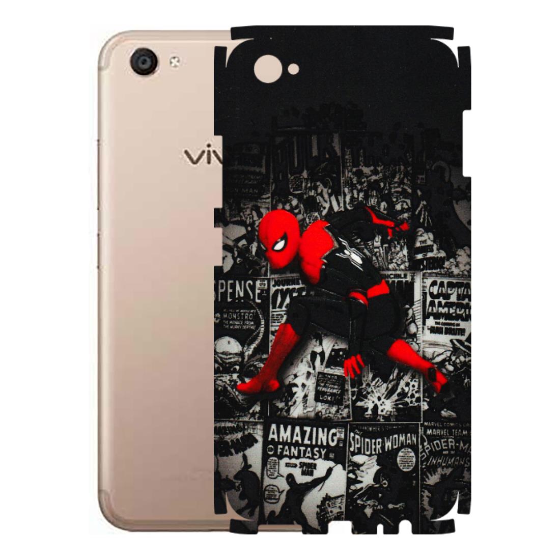 VIVO Z/V/X/T/U/S Series Phone Skins (All Models) - SpiderMan New - 3D Embossed Finish (L-162) Vivo V5 Plus