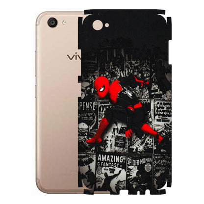 VIVO Z/V/X/T/U/S Series Phone Skins (All Models) - SpiderMan New - 3D Embossed Finish (L-162) Vivo V5 Plus