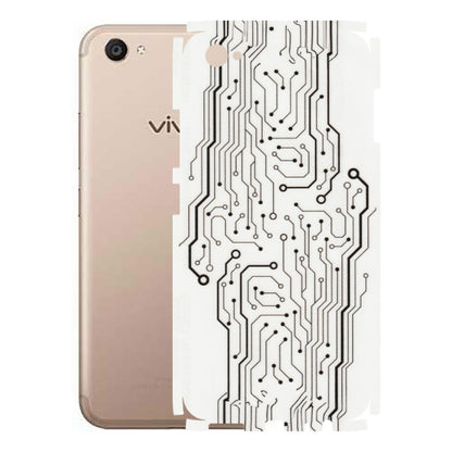 VIVO Z/V/X/T/U/S Series Phone Skins (All Models) - Tech Circuits - Transparent Finish (T-03) Vivo V5 Plus