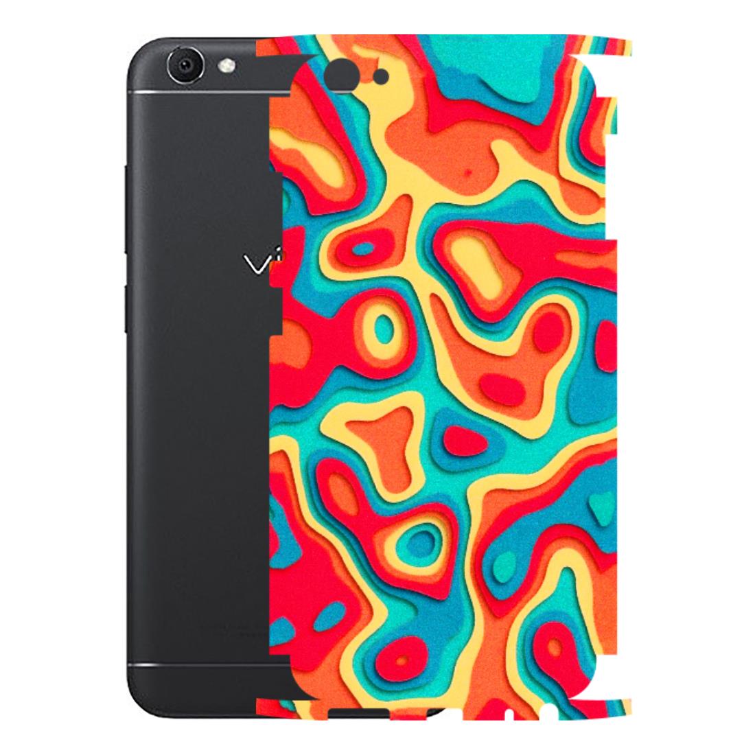 VIVO Z/V/X/T/U/S Series Phone Skins (All Models) - Abstract Swirl - 3D Embossed Finish (L-150) Vivo V5 S