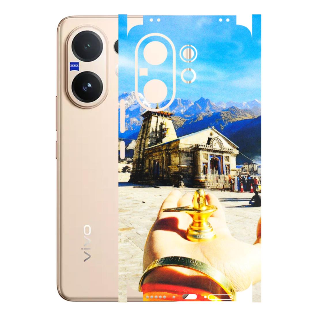 VIVO Z/V/X/T/U/S Series Phone Skins (All Models) - Beauty of Kedarnath - 3D Embossed Finish (L-108) Vivo V60 5G