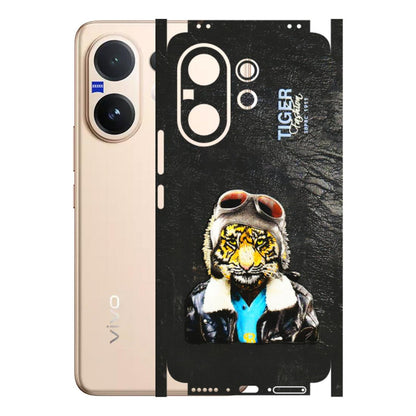 VIVO Z/V/X/T/U/S Series Phone Skins (All Models) - Rider Tiger - 3D Embossed Finish (L-113) Vivo V60 5G