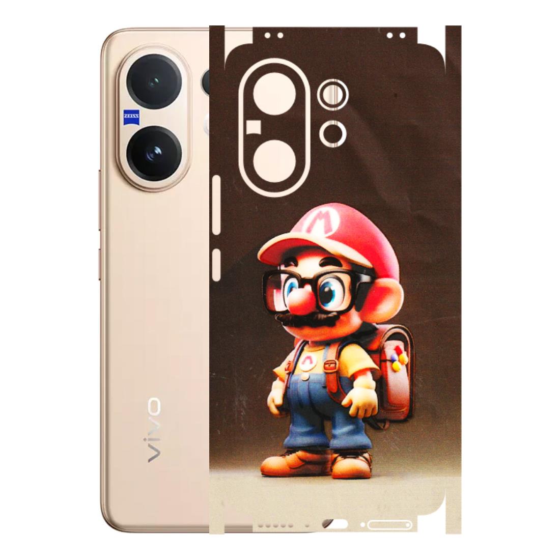 VIVO Z/V/X/T/U/S Series Phone Skins (All Models) - Little Mario - 3D Embossed Finish (L-119) Vivo V60 5G