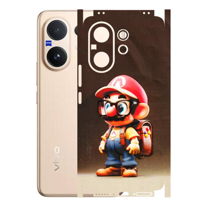 VIVO Z/V/X/T/U/S Series Phone Skins (All Models) - Little Mario - 3D Embossed Finish (L-119) Vivo V60 5G