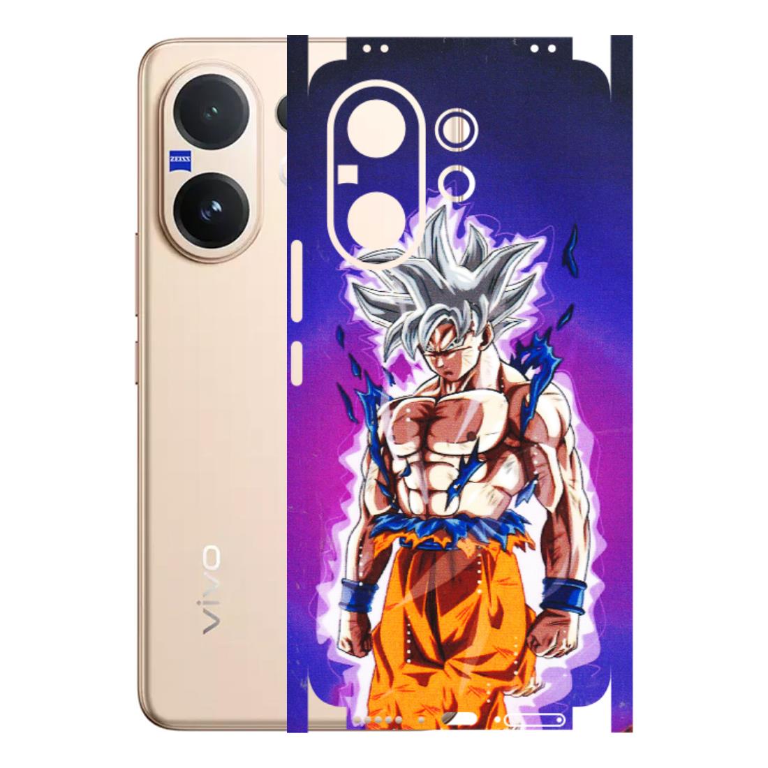 VIVO Z/V/X/T/U/S Series Phone Skins (All Models) - Goku Purple Anime - 3D Embossed Finish (L-147) Vivo V60 5G