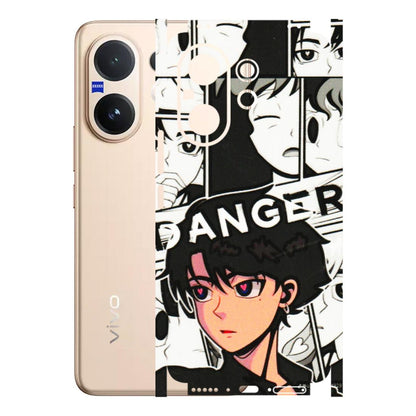 VIVO Z/V/X/T/U/S Series Phone Skins (All Models) - Danger Anime - 3D Embossed Finish (L-155) Vivo V60 5G