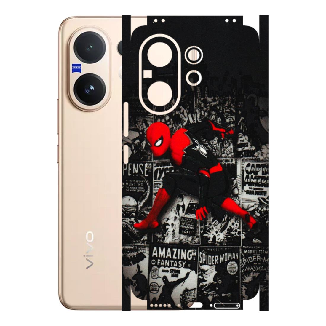 VIVO Z/V/X/T/U/S Series Phone Skins (All Models) - SpiderMan New - 3D Embossed Finish (L-162) Vivo V60 5G