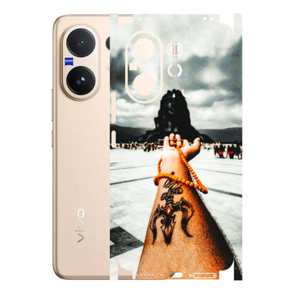 VIVO Z/V/X/T/U/S Series Phone Skins (All Models) - Jai Adiyogi Mahakaal - 3D Embossed Finish (L-164) Vivo V60 5G
