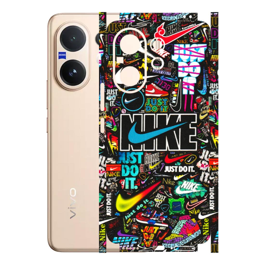 VIVO Z/V/X/T/U/S Series Phone Skins (All Models) - Just Do It Doodles - 3D Embossed Finish (L-166) Vivo V60 5G