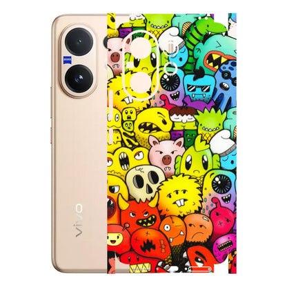 VIVO Z/V/X/T/U/S Series Phone Skins (All Models) - Angry Funkies - 3D Embossed Finish (L-169) Vivo V60 5G