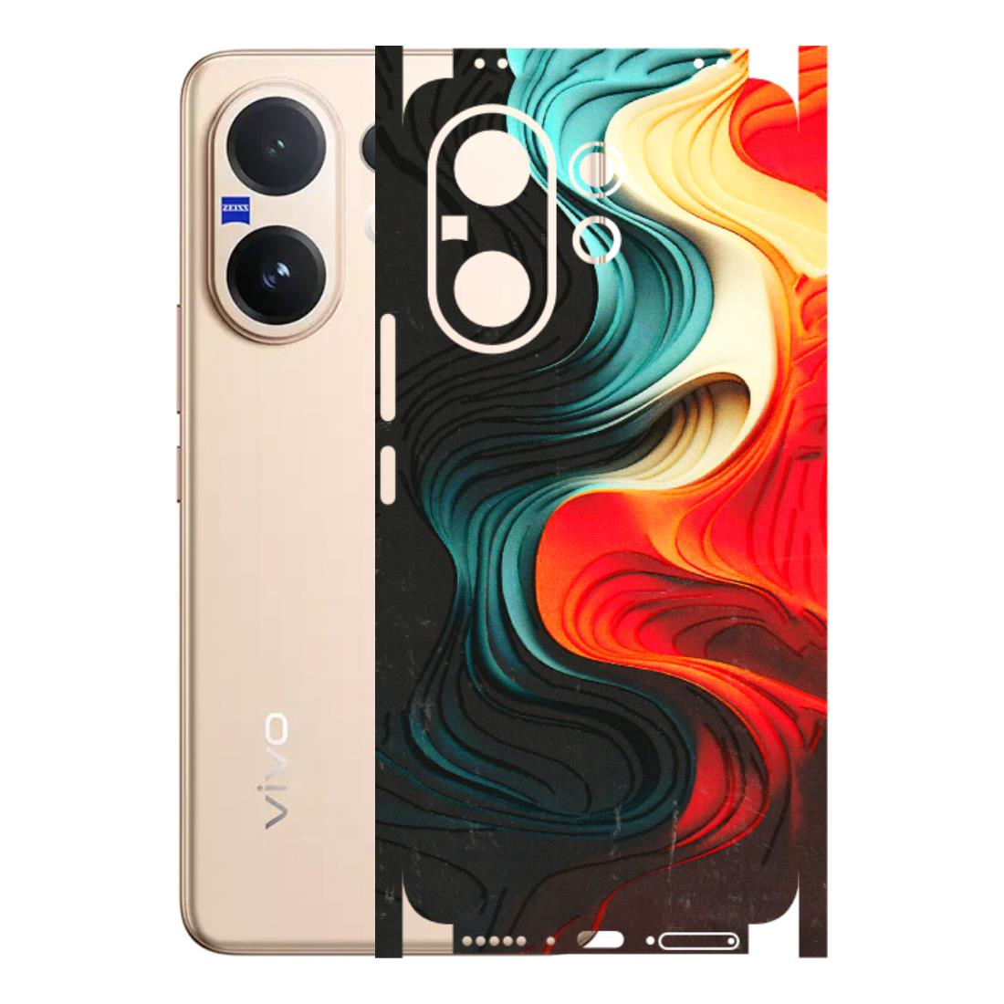 VIVO Z/V/X/T/U/S Series Phone Skins (All Models) - The Silky Swirl - 3D Embossed Finish (L-240) Vivo V60 5G