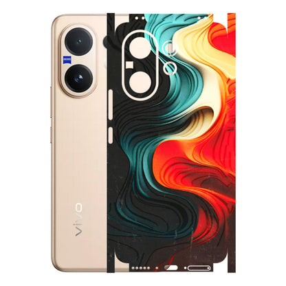 VIVO Z/V/X/T/U/S Series Phone Skins (All Models) - The Silky Swirl - 3D Embossed Finish (L-240) Vivo V60 5G