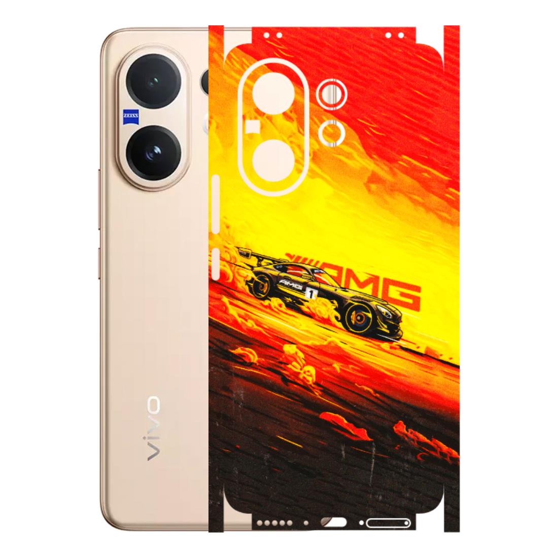 VIVO Z/V/X/T/U/S Series Phone Skins (All Models) - AMG Car Speed Cover - 3D Embossed Finish (L-256) Vivo V60 5G