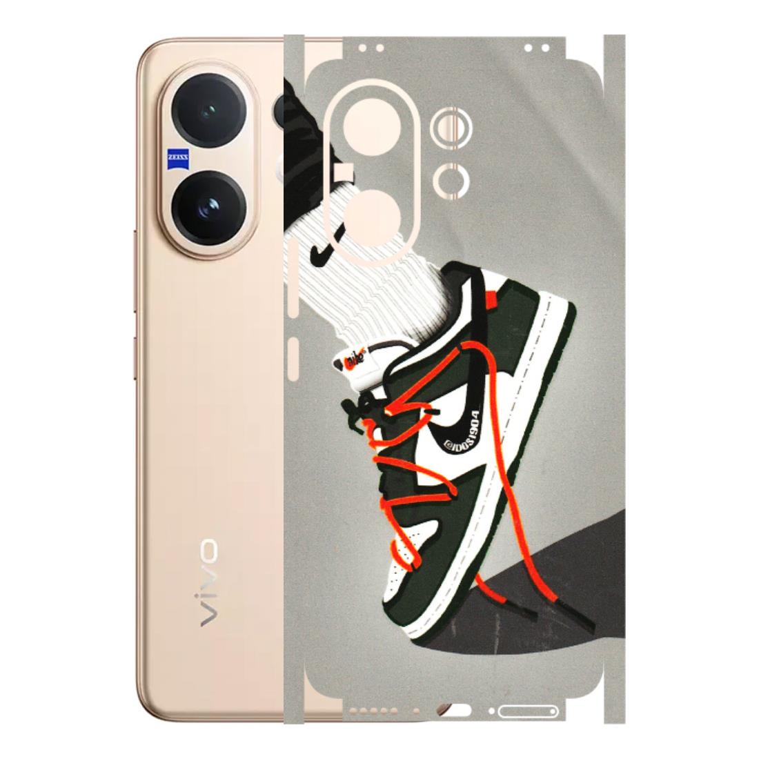 VIVO Z/V/X/T/U/S Series Phone Skins (All Models) - New Grey Sneaker - 3D Embossed Finish (L-261) Vivo V60 5G