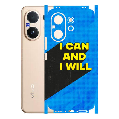 VIVO Z/V/X/T/U/S Series Phone Skins (All Models) - I Can And I Will - 3D Embossed Finish (L-281) Vivo V60 5G