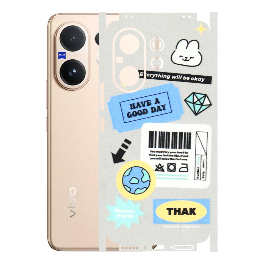 VIVO Z/V/X/T/U/S Series Phone Skins (All Models) - Will Be Okay Design - 3D Embossed Finish (L-316) Vivo V60 5G