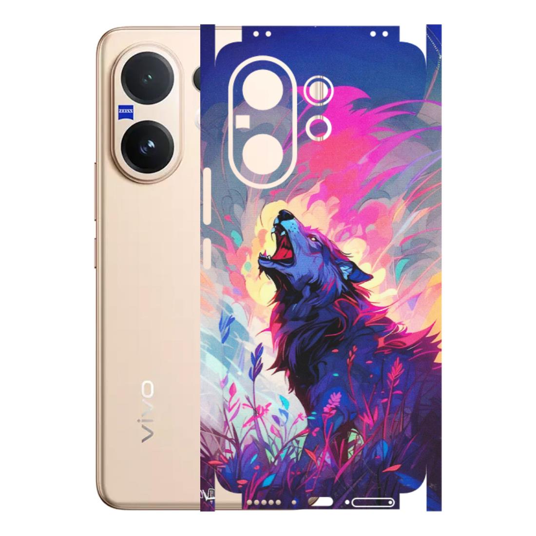 VIVO Z/V/X/T/U/S Series Phone Skins (All Models) - New Wild Wolf Abstract - Matte Finish (M-125) Vivo V60 5G