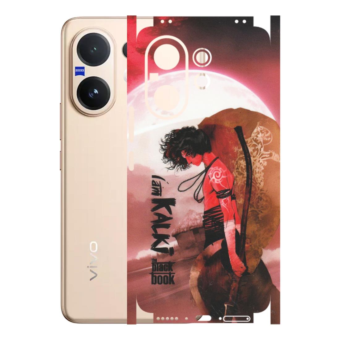VIVO Z/V/X/T/U/S Series Phone Skins (All Models) - The Black Book Kalia Anime - Matte Finish (M-129) Vivo V60 5G